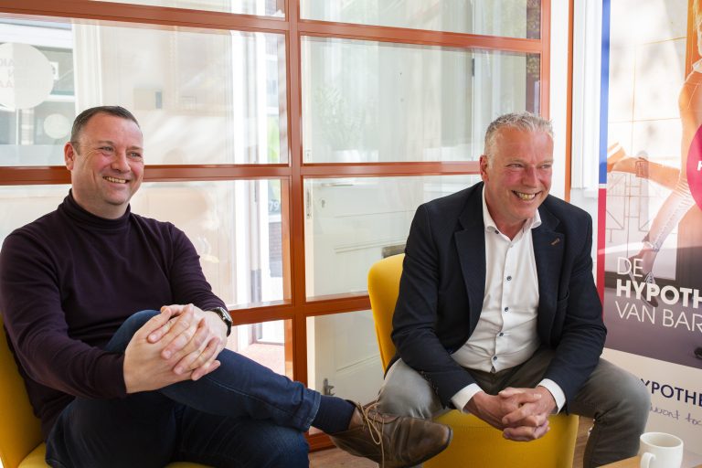 Mient Kobes en Bas de Jong van Hypotheek Visie Drachten